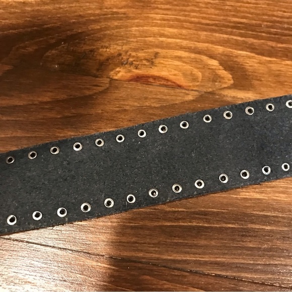 ▪️Silver Studded Leather Belt and Buckle main image 10